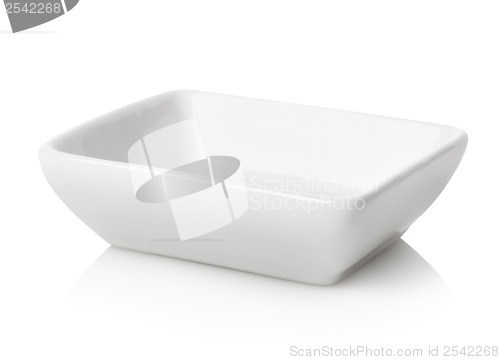 Image of Empty white bowl isolated