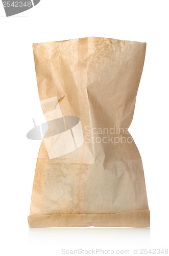 Image of Empty paper bag isolated