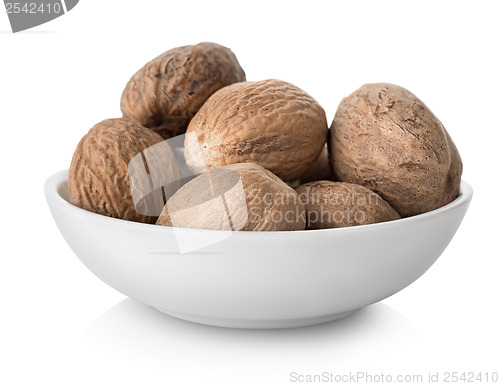 Image of Nutmegs  in plate