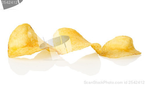 Image of Three potato chips