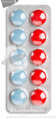 Image of Pills vitamins isolated
