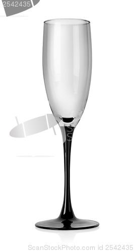 Image of Empty champagne glass