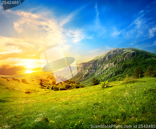 Image of Meadow in mountains