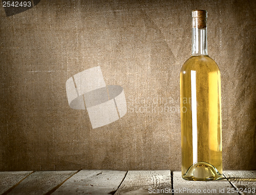 Image of Dessert wine on the canvas