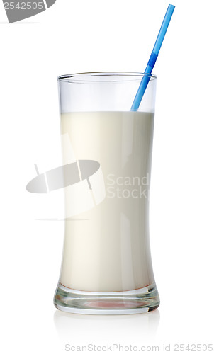 Image of Milk cocktail in a big glass