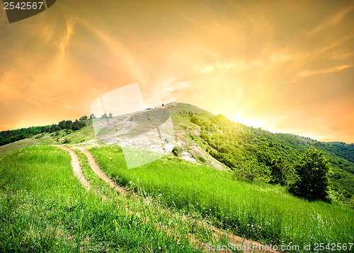 Image of Road in mountains