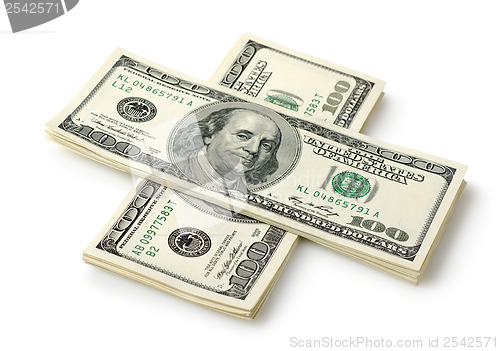 Image of Money in the form of a cross