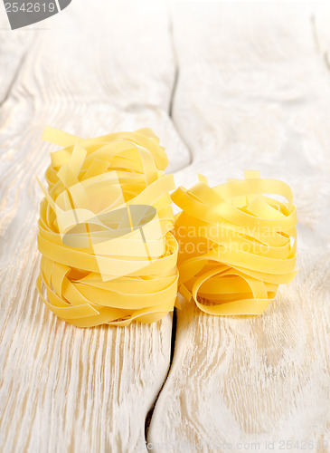 Image of Pasta on a white table