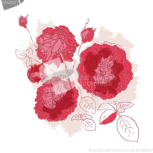 Image of Decorative floral background.
