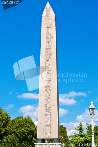 Image of Egyptian obelisk in Istanbul