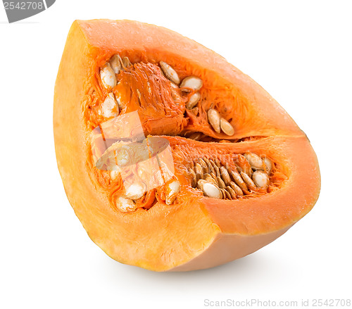 Image of Pumpkin with seeds