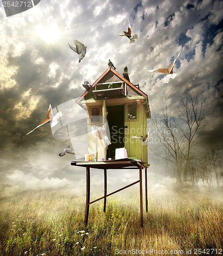 Image of Wooden dovecote