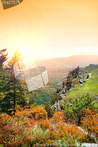 Image of Mountain Demerdji in autumn