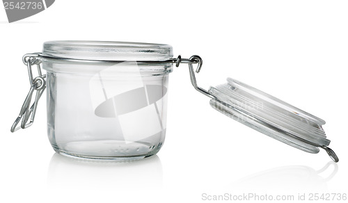 Image of Glass jar with lid