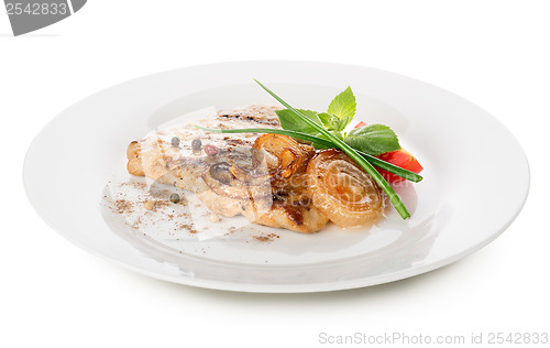 Image of Steak on a white plate