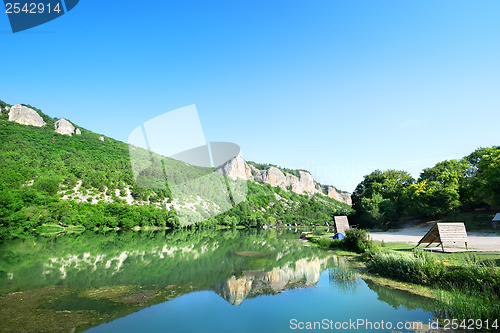 Image of Lake in mountains