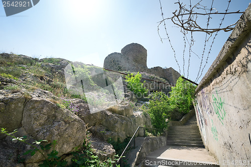 Image of Ancient fortress in mountains