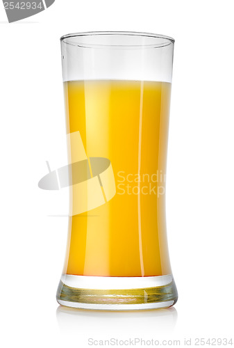 Image of Juicy orange juice in a big glass