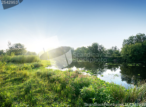 Image of River in sunny morning