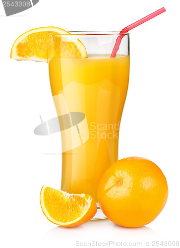 Image of Orange juice in a glass