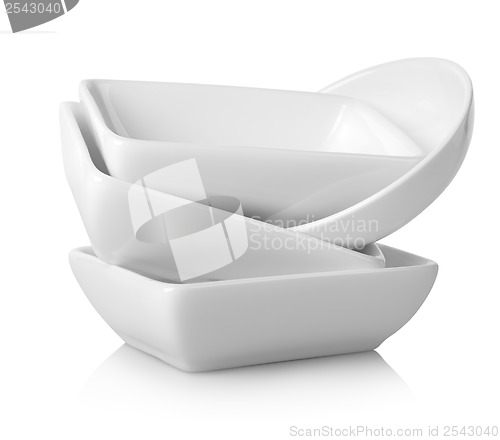 Image of White gravy boats