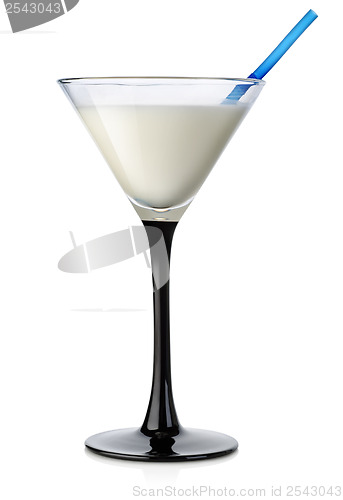 Image of Milk cocktail in a high glass