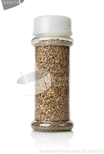 Image of Anise seeds in a glass jar