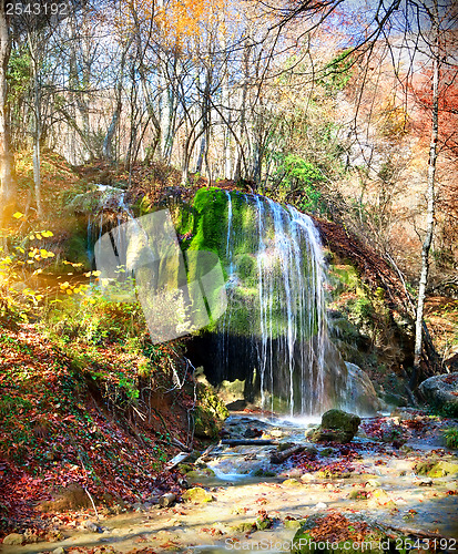 Image of Beautiful waterfall