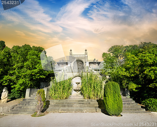 Image of Stairs and palace