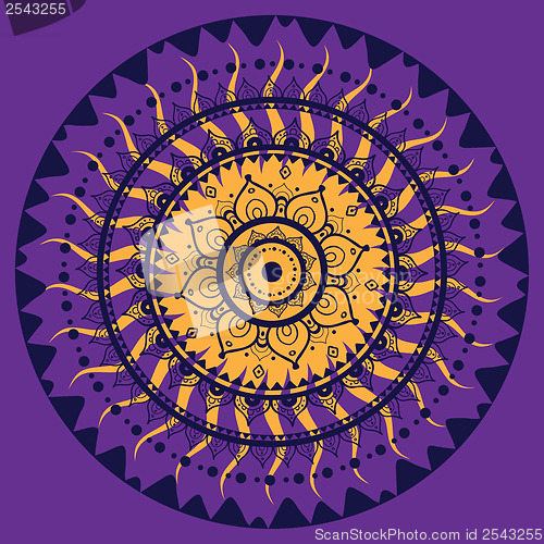 Image of Mandala. Indian decorative pattern.