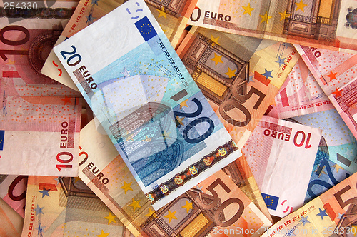 Image of euro background