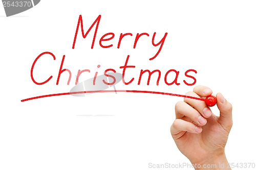 Image of Merry Christmas Red Marker