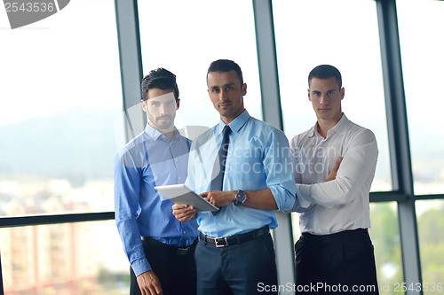 Image of business people group in a meeting at office