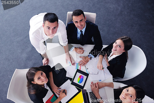 Image of business people group in a meeting at office