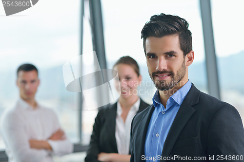 Image of business people group in a meeting at office