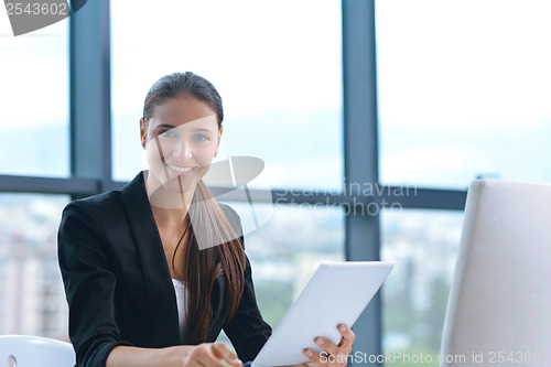 Image of business woman at  office