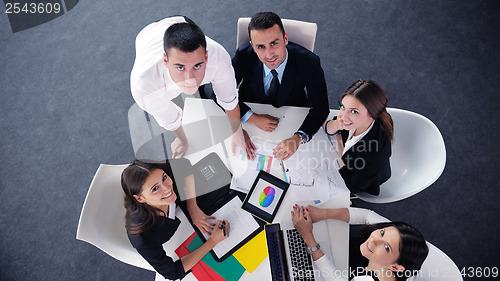 Image of business people group in a meeting at office