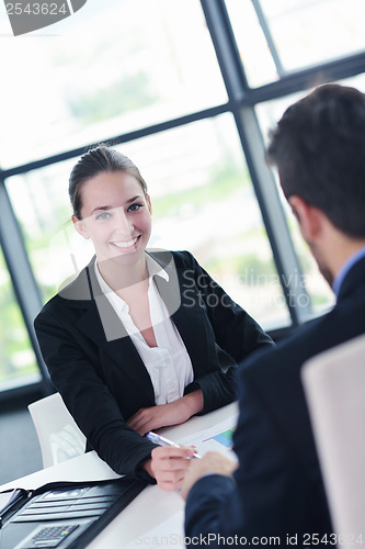 Image of business people group in a meeting at office