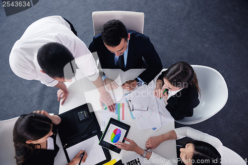 Image of business people group in a meeting at office