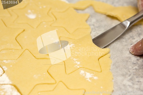 Image of dough and stars