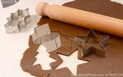 Image of Making gingerbread biscuits 