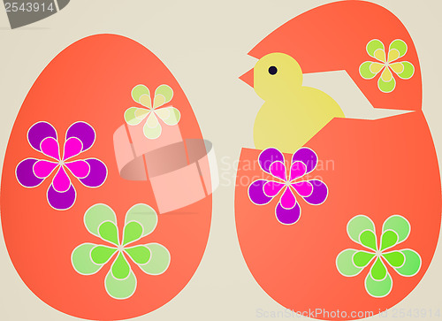 Image of Vintage look Easter egg