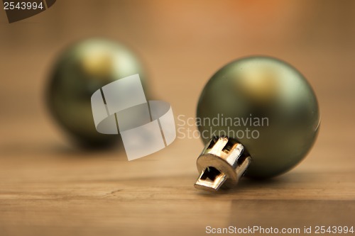 Image of christmas decoration green