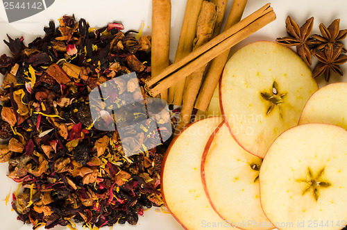 Image of Fruit tea ingredients