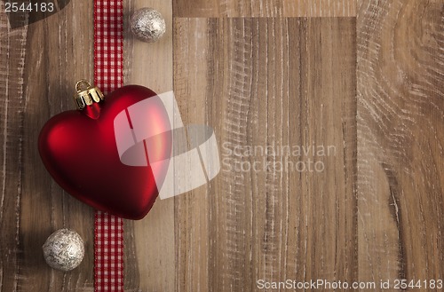 Image of christmas decoration red