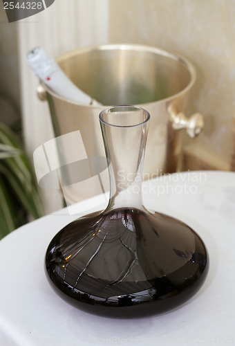 Image of Carafe with red wine