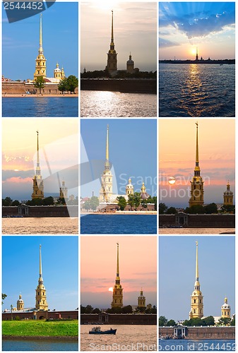 Image of Peter and Paul fortress in St. Petersburg