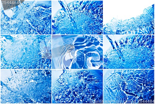 Image of Blue water
