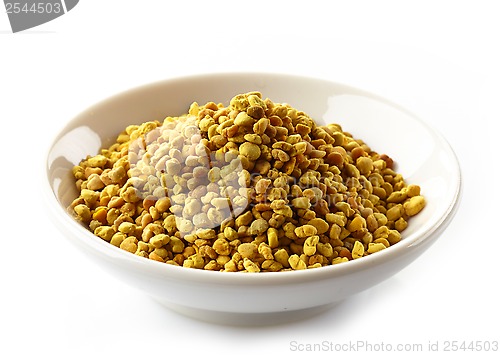 Image of bowl of bee pollen