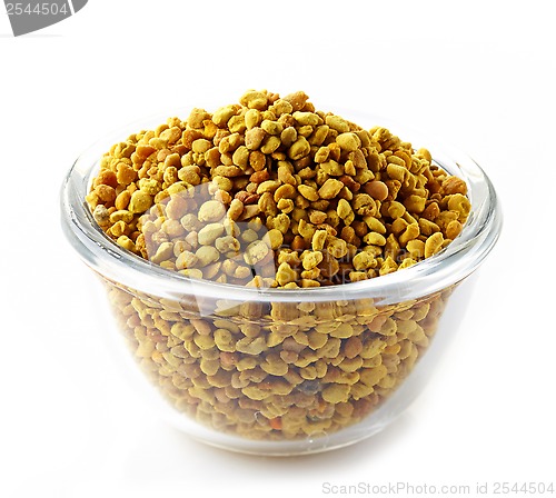 Image of bowl of bee pollen